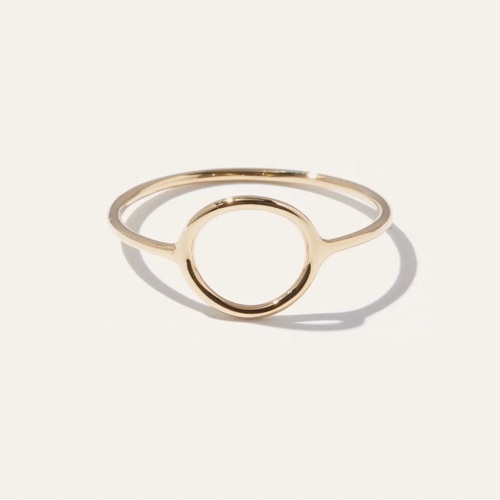 Quince 14K Gold Circle Ring